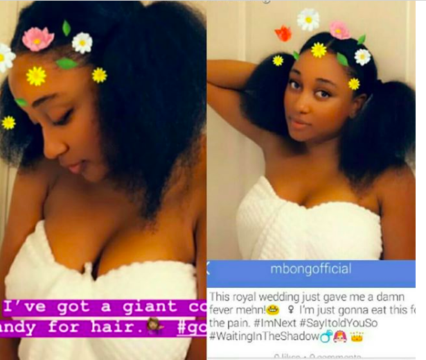 US Based Actress, Mbong Amata Shows Off Her Massive B00bs To Tease Her Fans Online %Post Title