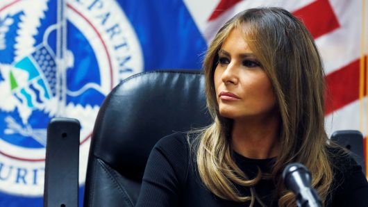 First Lady Melania Trump breaks with president,sides Lebron James