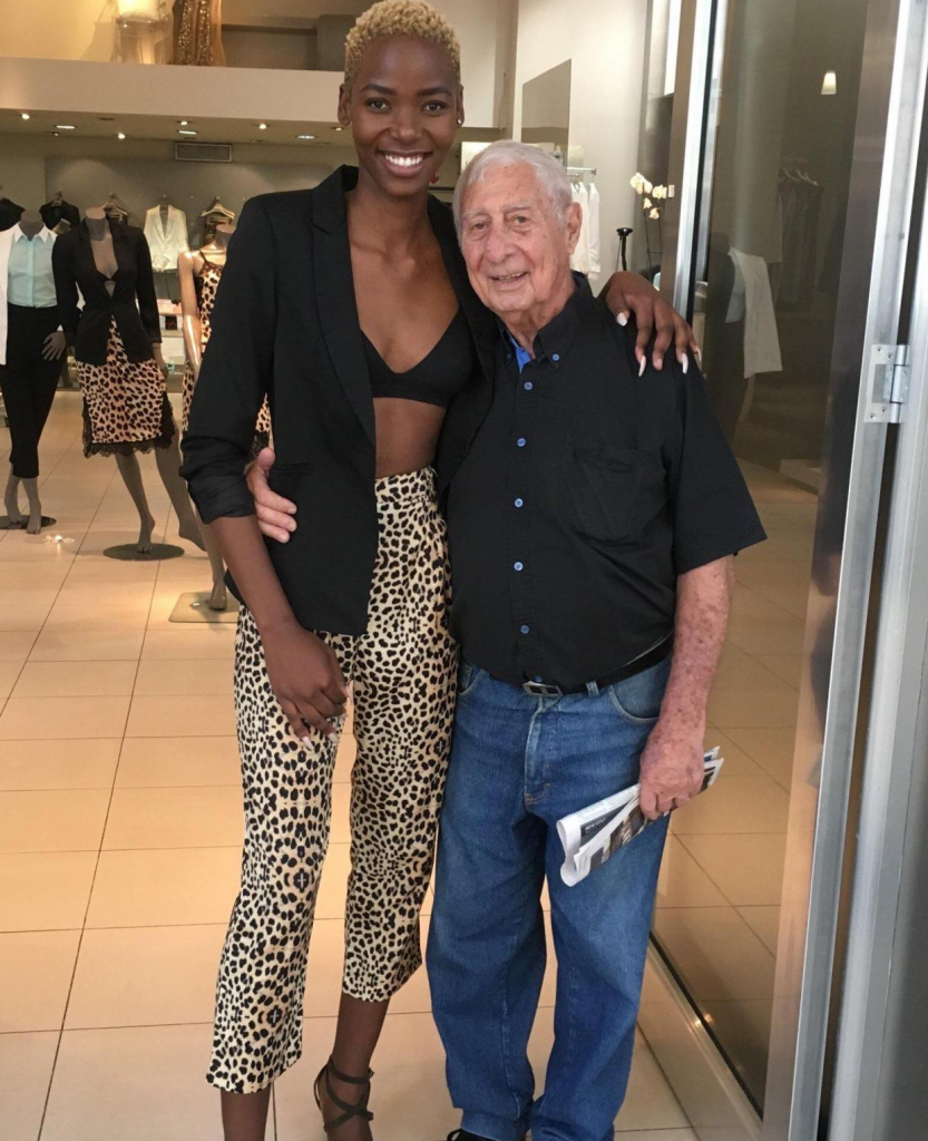 South African model under fire over photo with ''elderly white husband ...