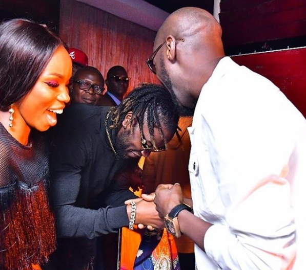 #BBNaija See photos from Teddy A and Bam Bam’s homecoming party