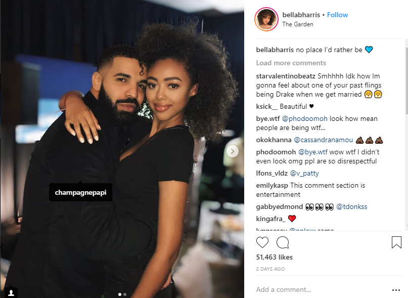 Drake Loved Up With Model ,Bella B Harris : Miss Petite Nigeria Blog