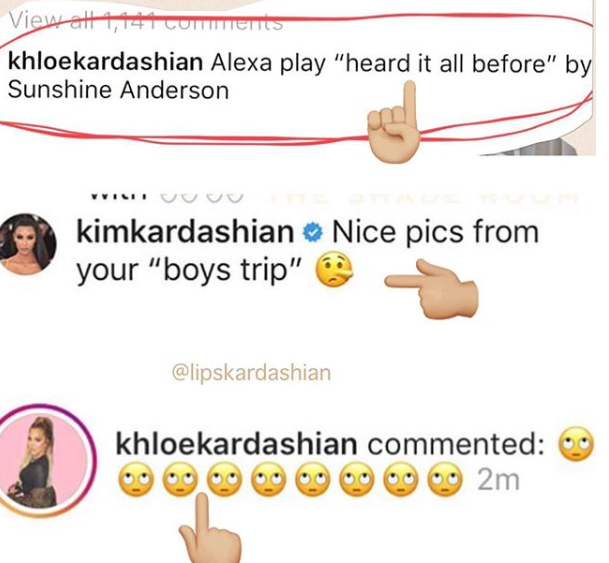 Kim Kardashian slams Kourtney’s ex Younes Bendjima over flirty pics with another lady