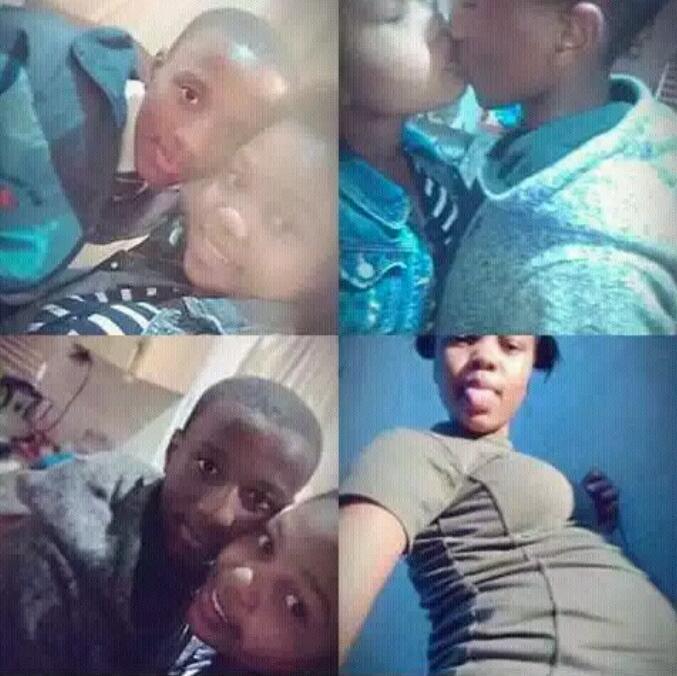 12yrs Old Pregnant South African Girl Spotted Kissing Her 14yrs Old Baby Da...