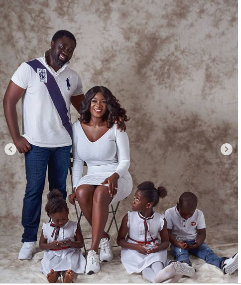 Family is everything – Mercy Johnson shares new adorable family photo